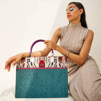 Aguya tote(Teal)