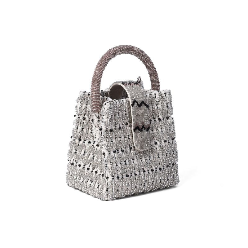 Sparkle Salt N Pepper Mini Party Tote