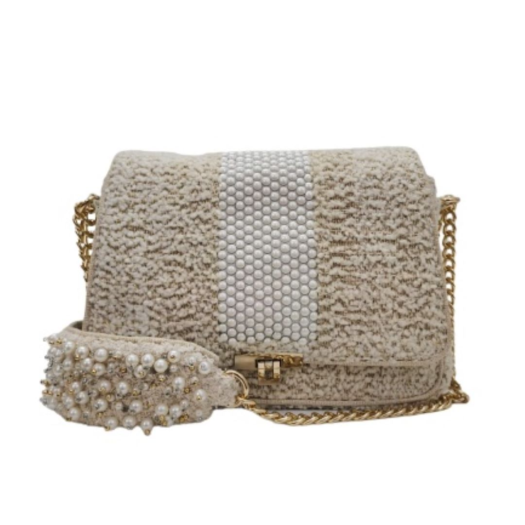 White Pearl Handbag