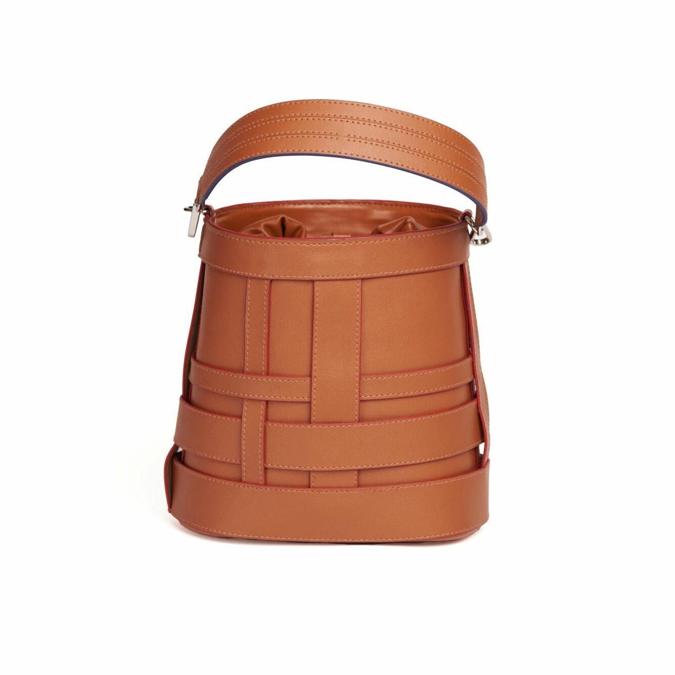 Scramble Tan Bucket Bag With Pouch