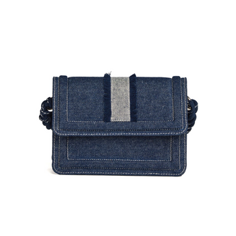 Denim Mini With Cord Handle